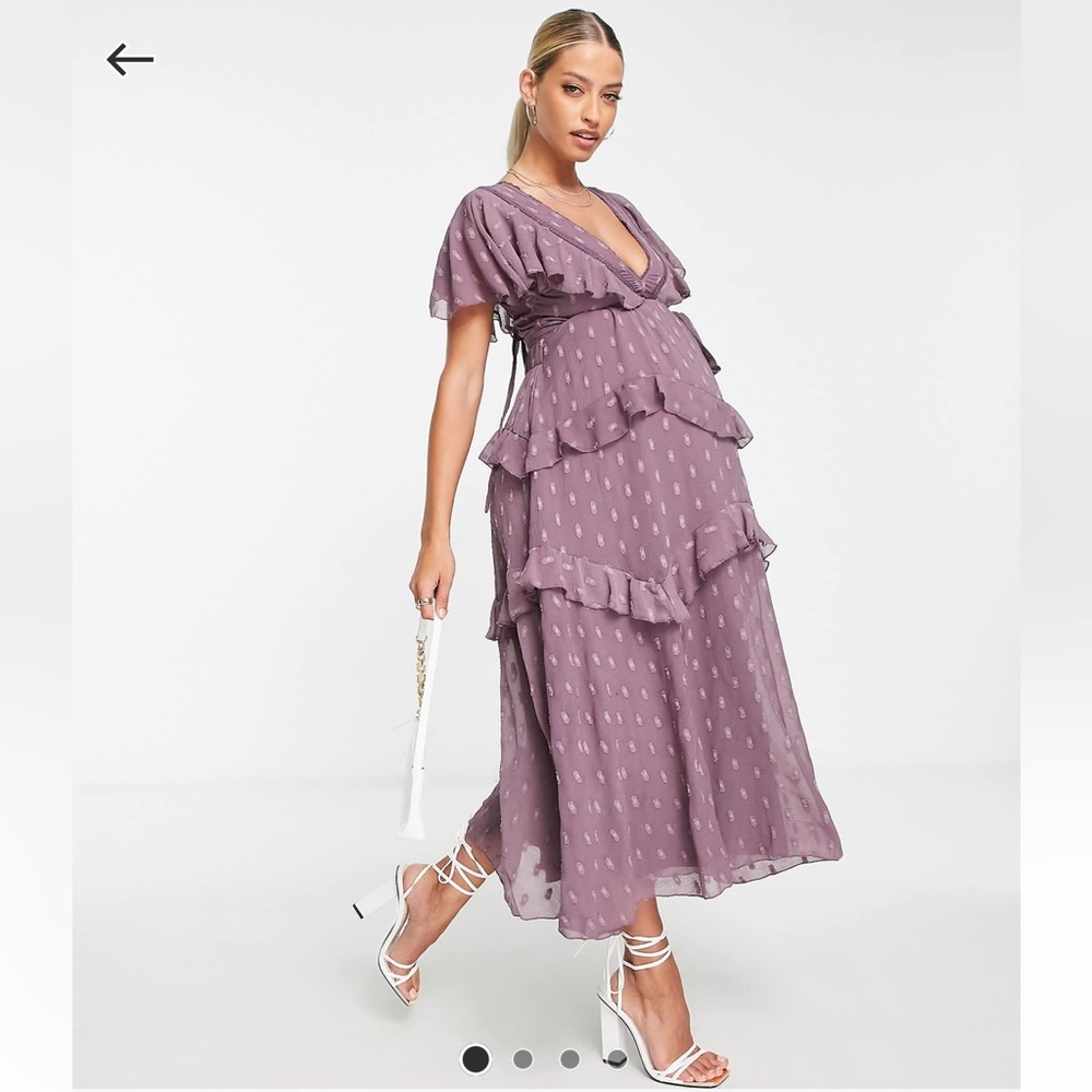 ASOS Maternity Lavender Maxi Skirt